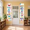 Welcome Back To School Banner Decoration First Day of School Backdrop Door Sign for School Classroom Decorations