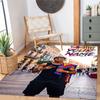 Lamin Yamal Customize Text Floor Rug Office Rug Perfect For Dining Room Study Room Outdoor Decorate Room Antislip Carpet Anime Office Decor