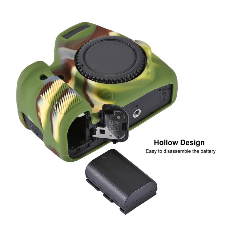 PULUZ Soft Silicone Protective Case for Canon EOS 6D