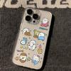 Cute ChiiKawa Clear Phone Case for iPhone 15/14/13/12 - Kawaii Cartoon Sticker Cover