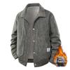 Men Autumn Winter Fleece Jacket Casual Stand Collar Warm Hooded Coat Male Outwear Clothing