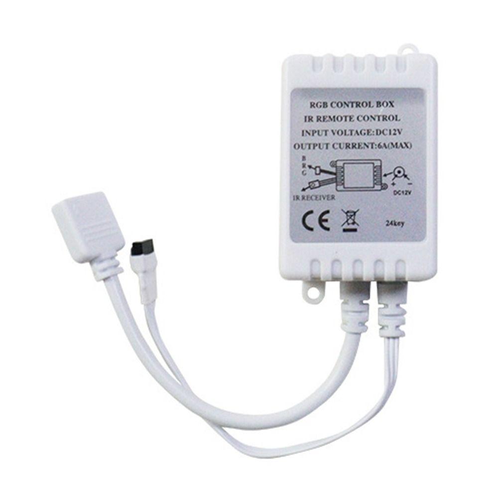 Female Plug to 4Pin Connector LED Light Strip Smart RGB Controller Adaptor Mini RGB Controller