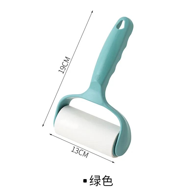 New Tearable Roll Paper Sticky Roller Dust Wiper Pet Hair Clothes Carpet Tousle Remover Portable Replaceable Cleaning Brush Tool