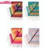 New Rainbow Striped Scarf Women's Fashion Fresh Fringed Versatile Thickened Warm Shawl
