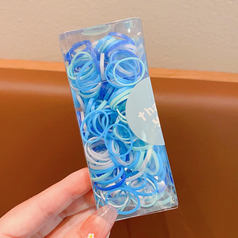 Красочные детские резинки для волос с высокой резинкой - милые резинки карамельного цвета для девочек