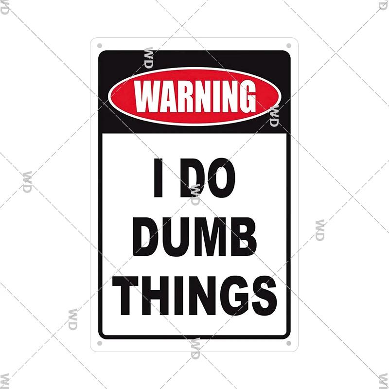 Warning Metal Sign Vintage Plaque Metal Caution Area 51 No Trespassing Retro Garden and Yard Caution Tin Sign Garage Park Decor