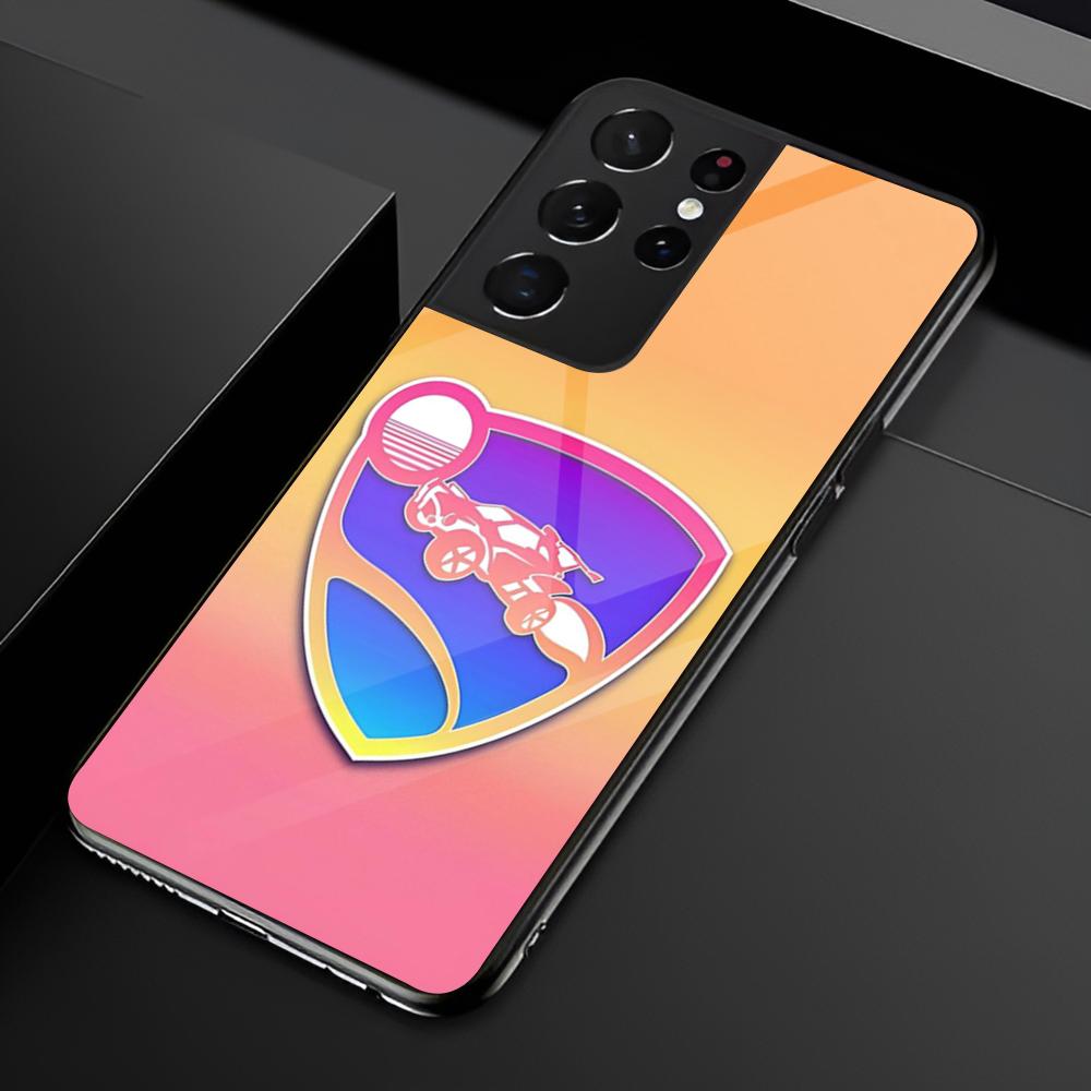 Чехол для телефона R-Rocket L-League для Samsung S25 S24 Ultra 23 Fe 22 Plus Galaxy A54 A55 A16 A13 A24 A15 A25 Стеклянная крышка