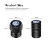 Car Tire Wheel Valve Caps Cover Aluminum Wheel Accessories For VW Golf Tiguan Jetta Transporter Passat T5 Polo Touran GTI Caddy