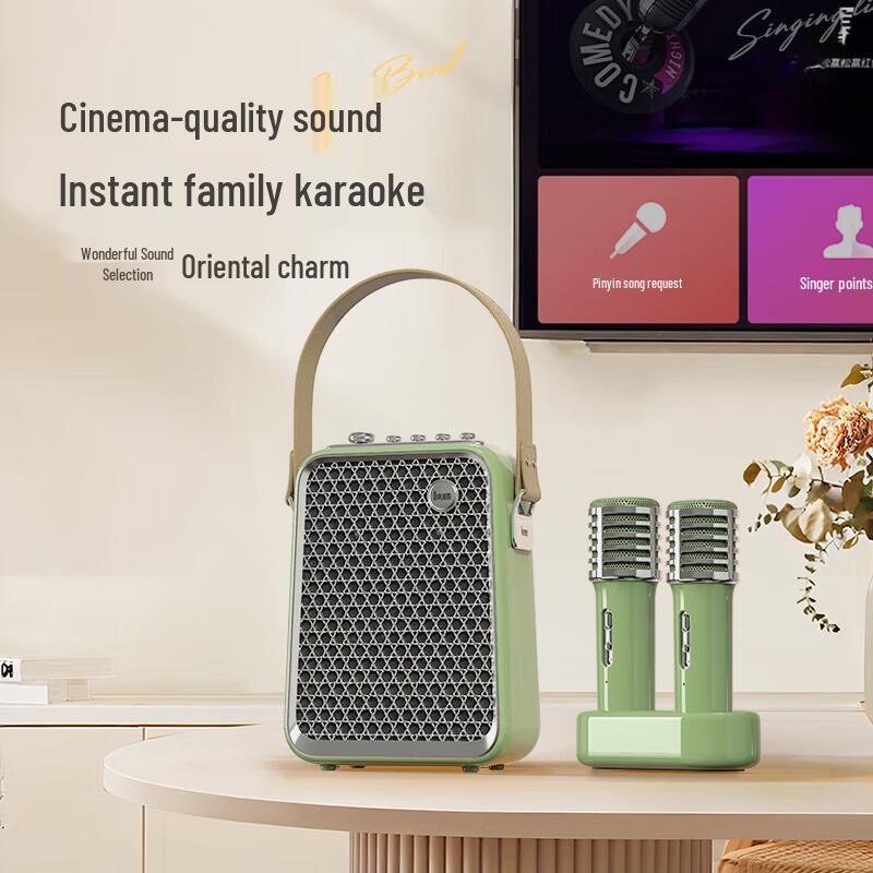 Bluetooth-колонка Divoom S-SongBird для караоке, штекер CN (адаптер в комплекте)