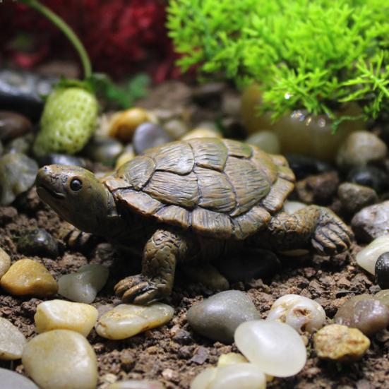 Miniature Tortoise DIY Handmade Resin Fairy Garden Figurine for Gift
