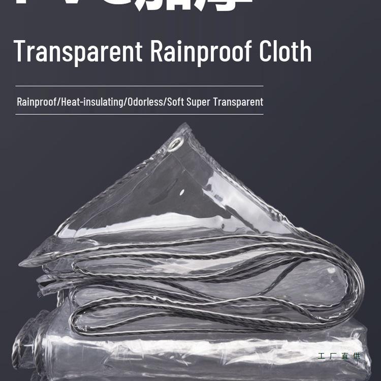 Утолщенный уличный прозрачный водонепроницаемый дождевой полог-тент для ограждения балкона