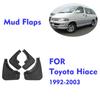 Для Toyota Hiace 1992-2003 брызговики на крыло, брызговик, брызговик, автомобильные аксессуары, авто стиль, передний и задний, 4 шт., брызговик
