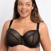 European and American Large Size Thin Molded Cup with Underwire Bra To Accommodate Large Breasts Women's Bra