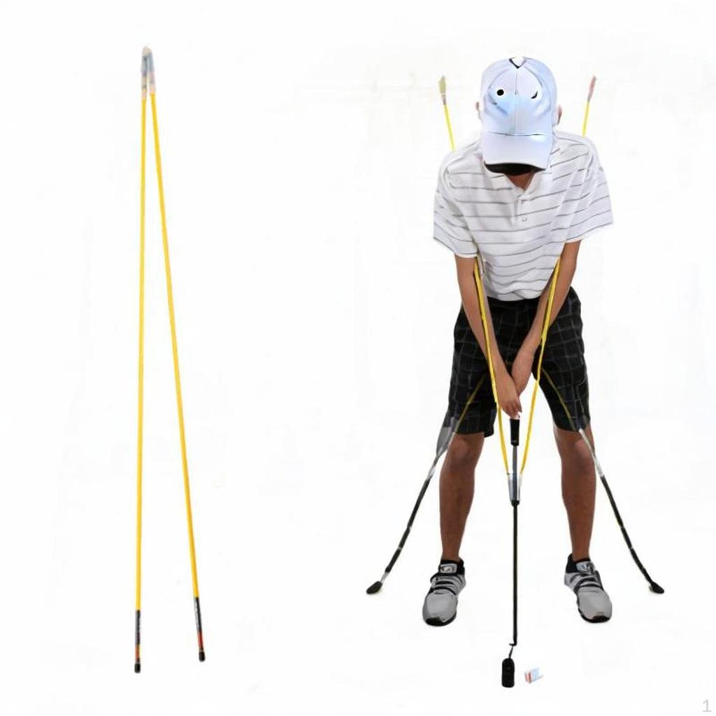Тренажер для гольфа и тренировочная палка, вспомогательное средство для тренировок на открытом воздухе для гольфистов