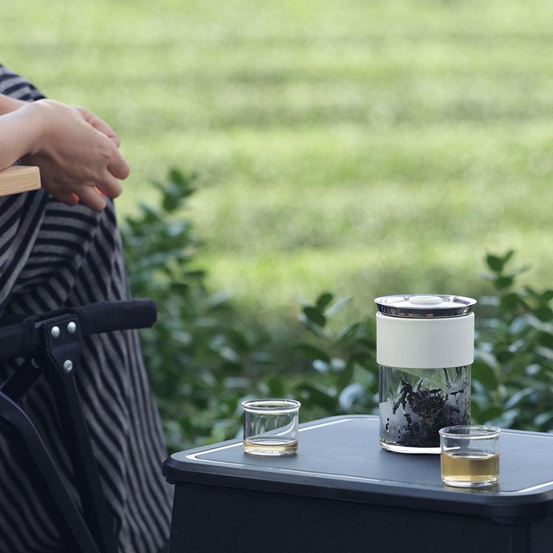 Luxury Portable Gaiwan Tea Set for Outdoor Camping
