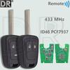 Автомобильный пульт-ключ DR 433 МГц ID46 PCF7937 для Chevrolet Aveo Malibu Cruze Astra Opel J 4 IV Insignia Zafira C Mokka Vauxhall