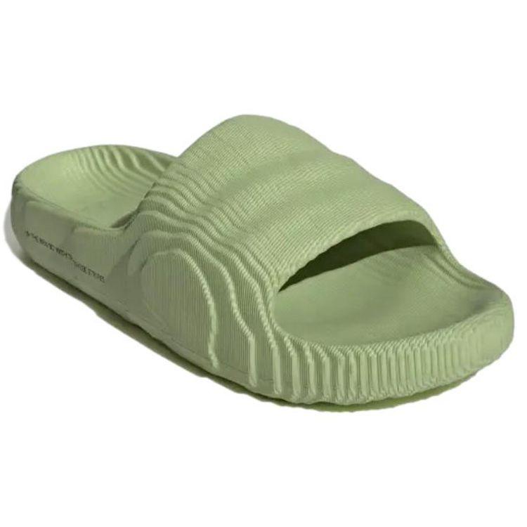 adidas Кроссовки унисекс Adilette 22 Slides Magic Lime зеленые GX6946