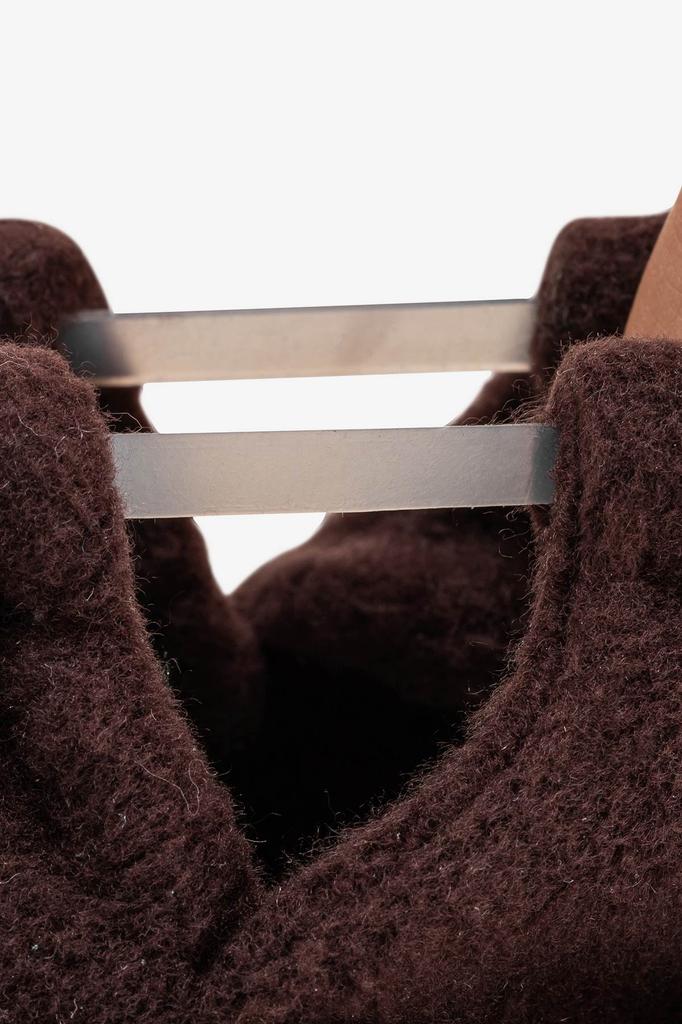 Ботинки Polar Barefoot Smart Booties из флиса коричневого цвета