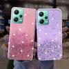Phone Case For Xiaomi Redmi Note 12 Pro 5G 4G Crystal Glitter Sequins Stars Soft TPU Cover For Xiaomi Poco X5 Pro 5G Shockproof Phone Bumper Cases