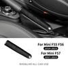 Car Handbrake Grip Cover Trims Accessories Real Hard Dry Carbon Fiber Sticker Decal For Mini Hatchback F55 F56 F57 2017-2021 Acc