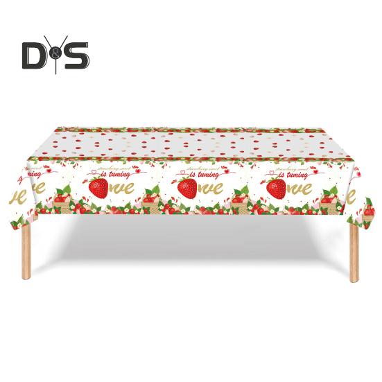 Клубничная вечеринка столовые приборы набор одноразовые тарелки чашки салфетки столовые приборы скатерти клубничная тематика вечеринка принадлежности для дня рождения baby shower свадьба