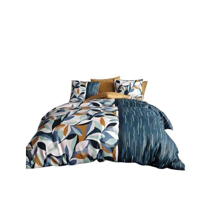 Housse De Couette - Florissa - 220 X 240 Cm - 100% Coton - 2 Taies 63 X 63 Cm