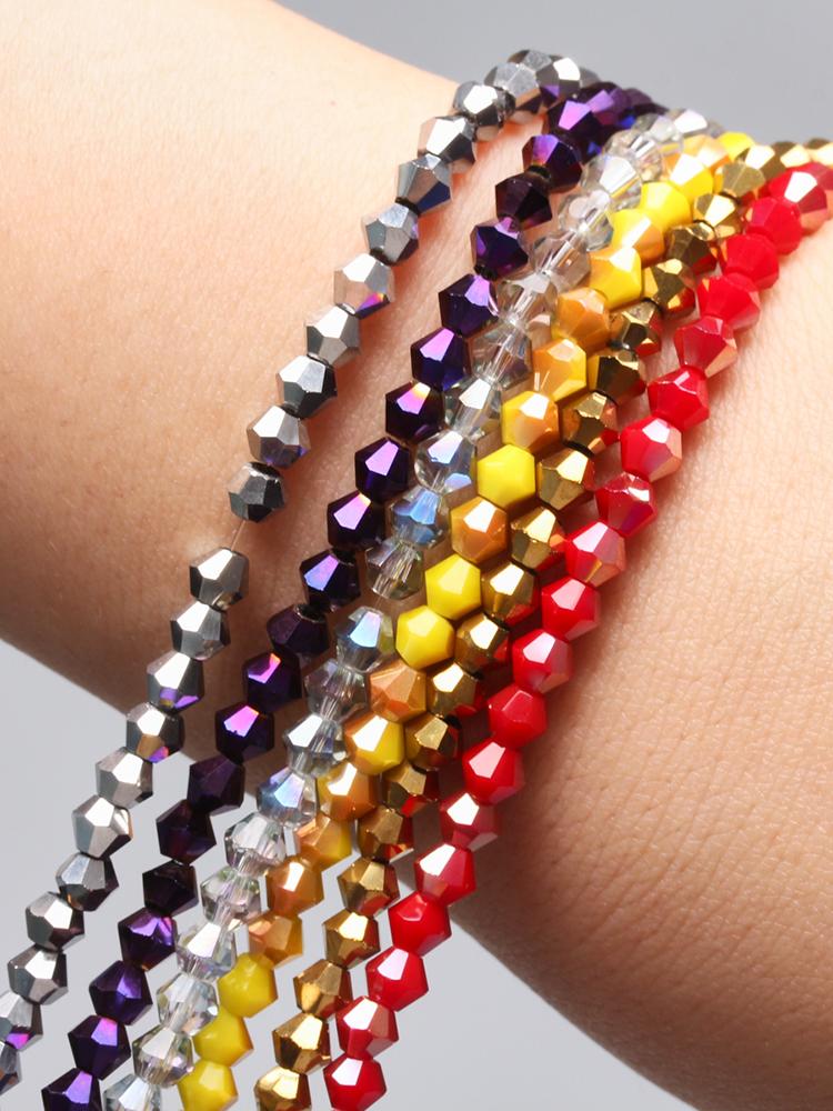 1 нить AB заостренные бусины, изготовление 4 мм однотонных модных бриллиантовых бусин, аксессуары ручной работы для ювелирных изделий в подарок