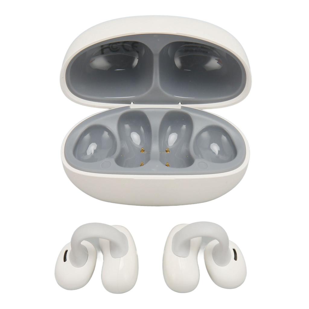 Наушники-клипсы Bluetooth Hi-Fi стерео с шумоподавлением, 55 часов работы, беспроводные наушники-клипсы для спорта, путешествий, тренажерного зала