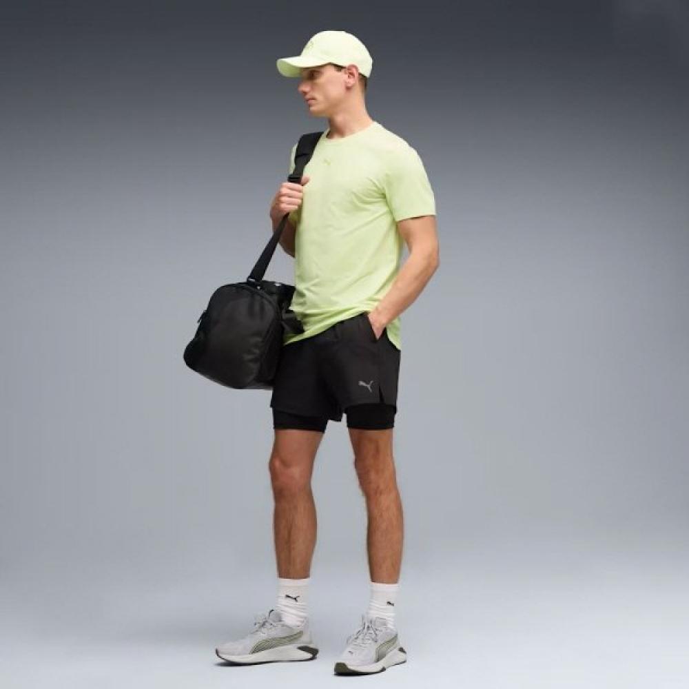 Puma Мужские эластичные тканые шорты S M pwrMode 2-в-1
