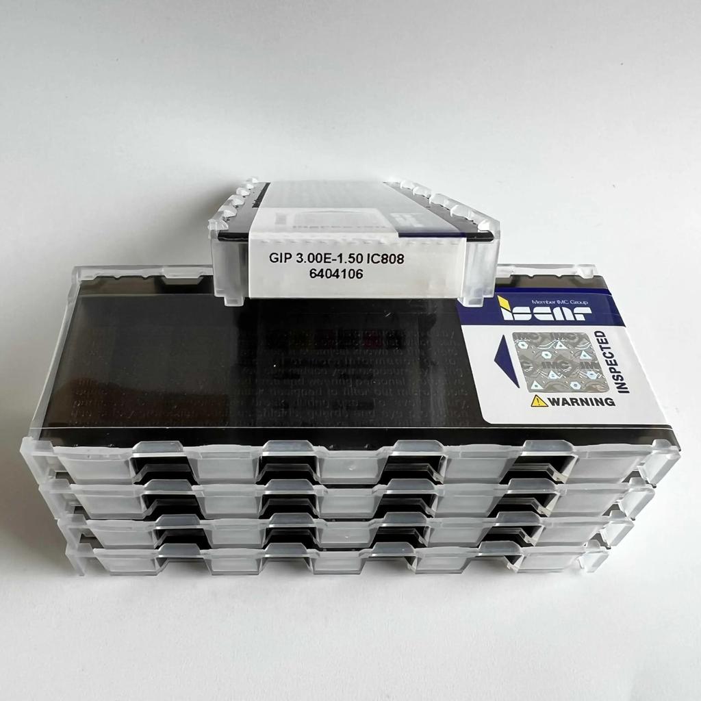 ISCAR / GIP3.00E-1.50 IC808 /Industrial indexable carbide inserts 10 Pcs