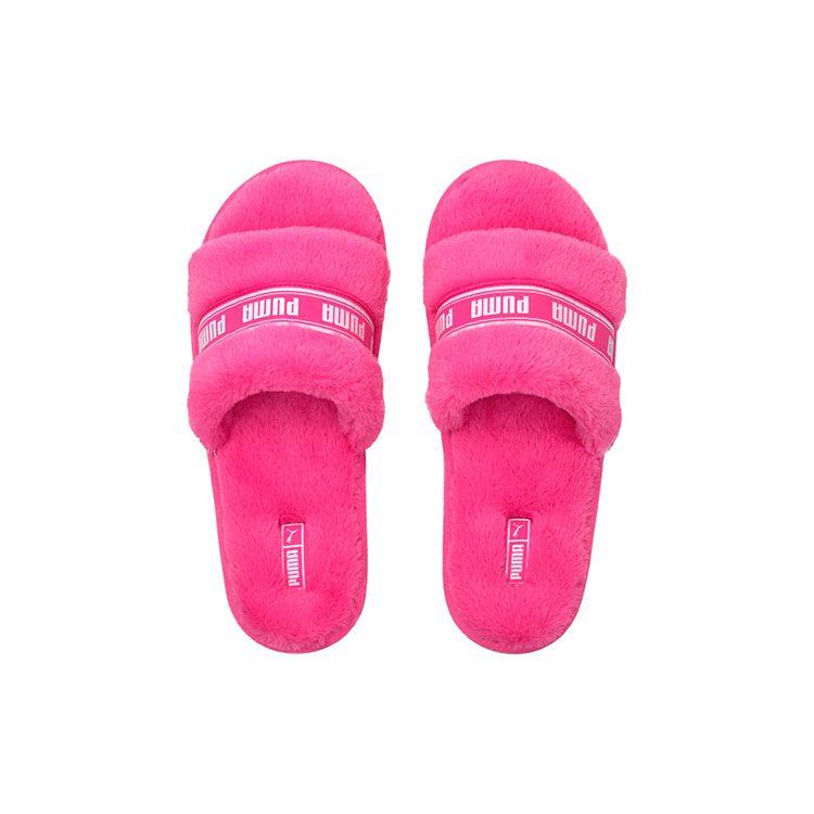 Puma Пушистые шлепанцы 'Fluo Pink' Женские 384937-03