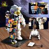 Нетоксичные фигурки астронавтов Moc Space, модель, конструктор, модель, человек из аэрокосмической отрасли, DIY украшение, кубики, игрушка для детей