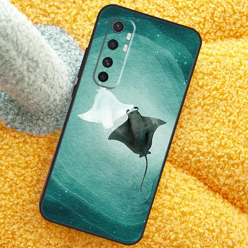 Animal Manta Ray Case For Xiaomi 13T 14T 15T 14 15 Ultra 17 Pro Max Cover For POCO F8 F7 X7 Pro F5 F6 X5 X6
