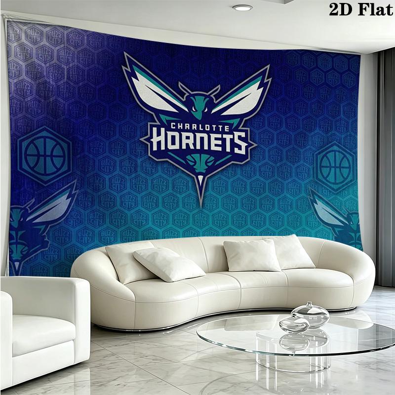 Hornets Wall Tapestry Aesthetic Wall Hanging Printed Fabric Blanket Decorative Tapestries for Bedroom Living Room Home Decor