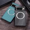 Google Pixel 9 Pro Magnetic Magsafe Cloth Texture Protective Case for Pixel 8A & Pixel 7