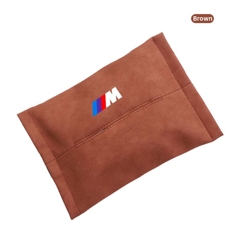 1Pcs Car Tissue Box Holder Sun Visor Seat Back Car Accessories For BMW M E34 E36 E60 E90 E46 E39 E70 F10 F20 F30 X5 X6 X1 M3 M5 M6 E71 F01 F02 F87