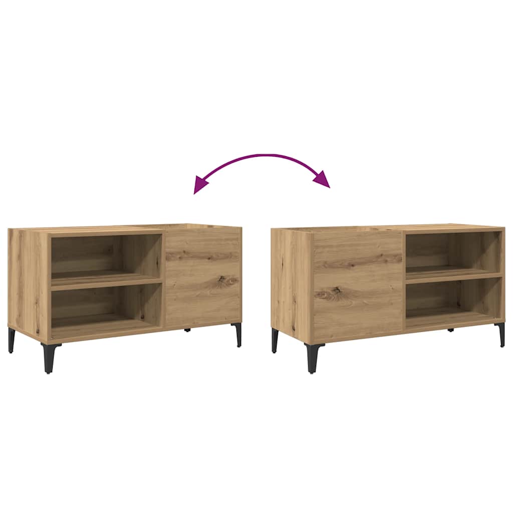 Record Cabinet Artisan Oak 84.5 x 38 x 48 cm Engineered Wood