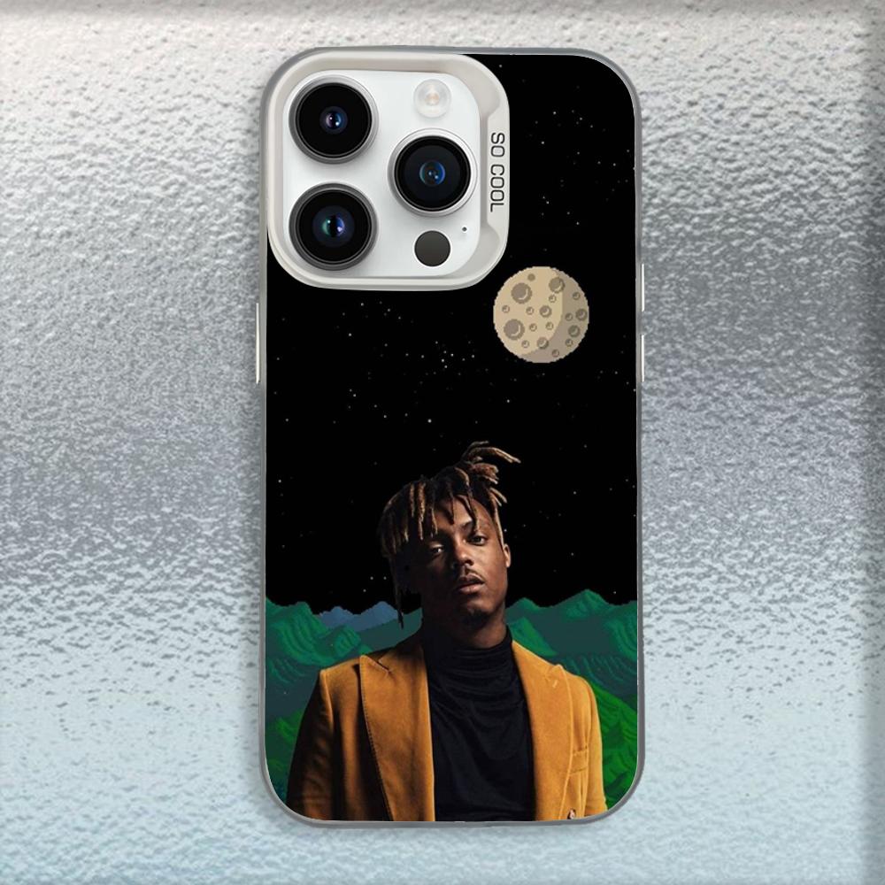 Чехол для телефона Rapper 999 J-Juice W-WRLD Для iPhone 17 Air 16 e 15 14 13 12 11 Pro Max Plus Mini SE 2020 2022 Белый Матовый Ударопрочный