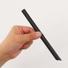 Shibase Kogyo 646 Straws, for Piercing Tapioca Lids, Straight with Angled Tip, 12mm x 18cm Diameter, Unwrapped, 130 Straws, Black, Made in Japan