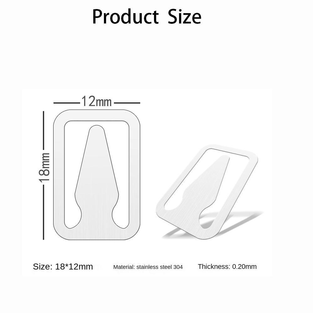 50 Металлических закладок для страниц книги Серебристая закладка-клип Легко использовать и снимать Закладки для линий книги Чтение