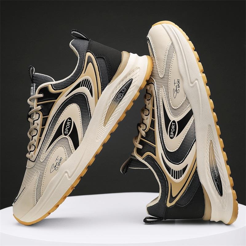 Модная повседневная обувь для мужчин, дышащие уличные прогулочные кроссовки, новые массивные спортивные кроссовки для бега, баскетбола, мужские кроссовки