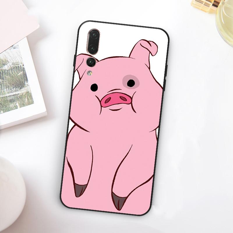 Милый РОЗОВЫЙ Кавайный Поросенок Для Huawei Nova 12i 12s 11i 7i 8i Y73 Y70 Y90 Y60 Y72 Y61 Y91 9 10 SE P30 Pro P40 Lite Чехол