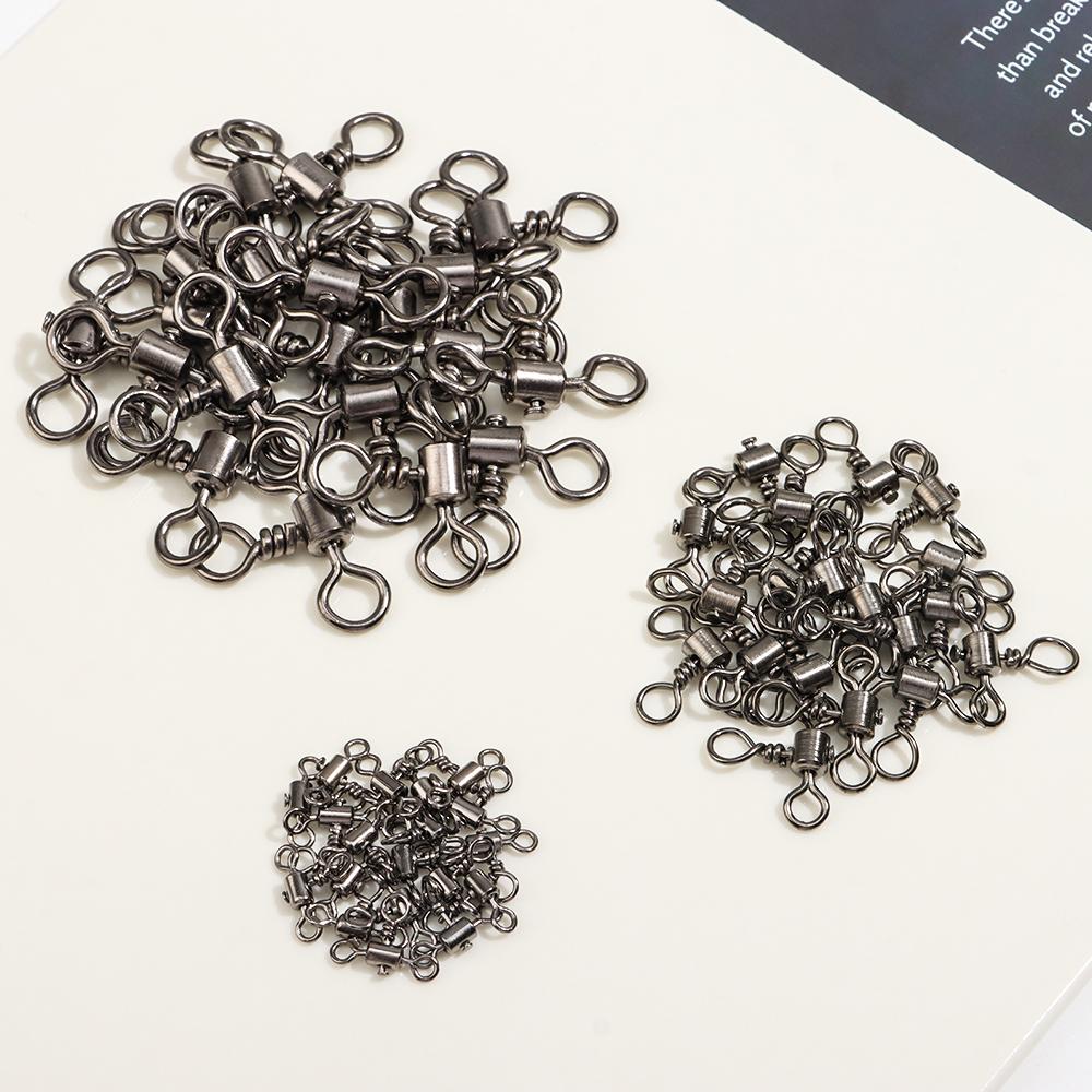 Bearing Barrel Trident Fishhook Connector 3 Way Bearing Swivel Cross Line T-shape Fishing Swivels