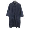 Linen Blend 7 Minutes Sleeve Shirt Dress PL Navy Women Used