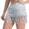 Yousheng женская юбка для танца живота сексуальная юбка для танцев на шнуровке с блестками и кисточками для выступлений шарф на талии дхоти юбка