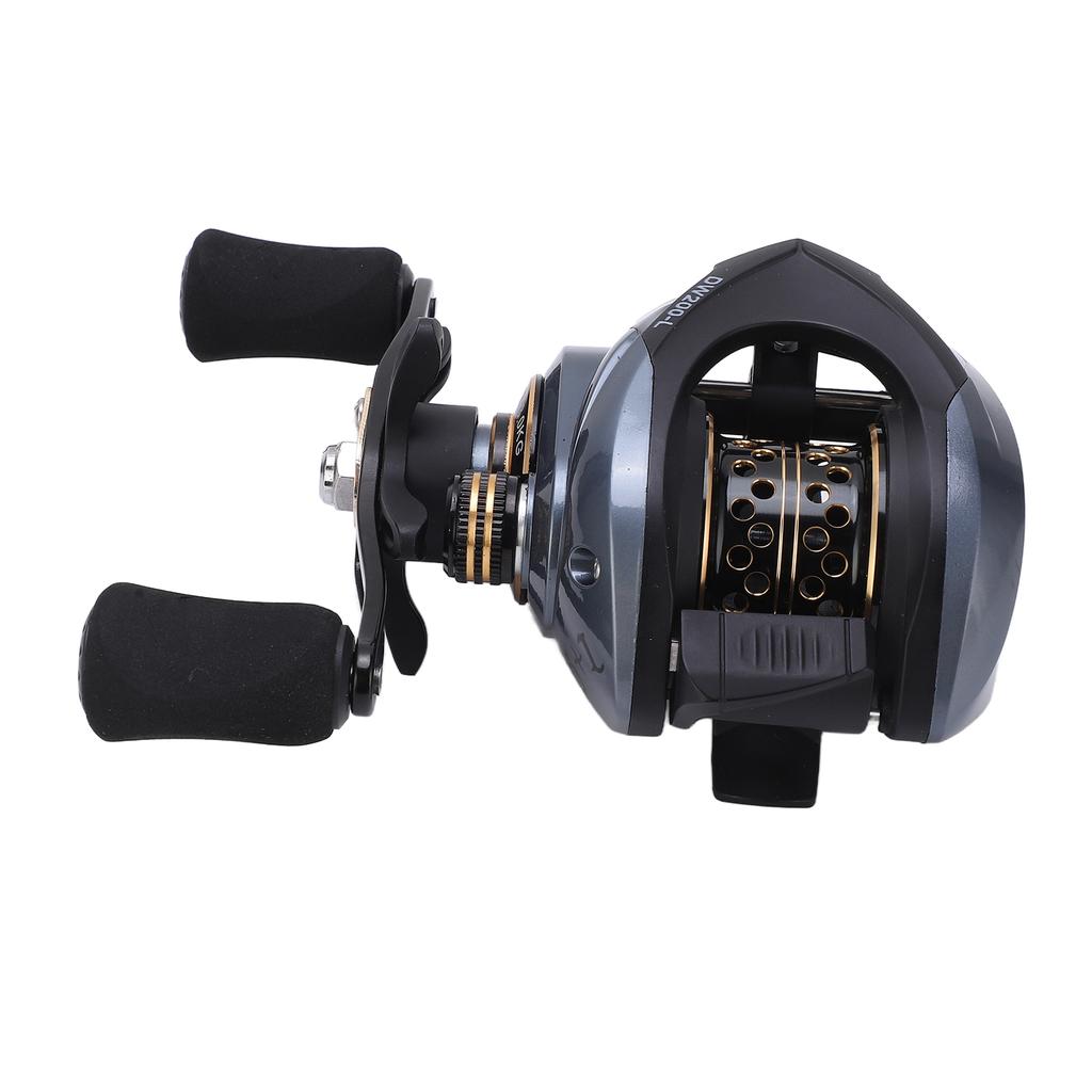 Baitcasting Reel Lure Fishing Reel Wheel 7.2:1 Ratio 18+1BB with Micro Wire Cup Dual Brake Systems