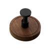 Solid Wood Wall Mount Hook No Drilling Wood Hook Space Saving Suction Cup Hook  Bathroom Storage