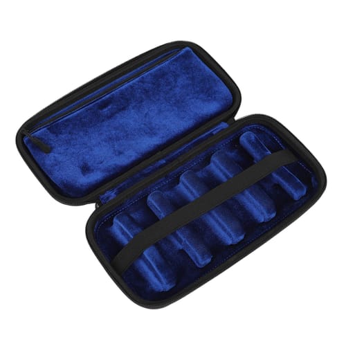 Saxophone Mouthpiece Case Soft Non-Abrasive Lining Pouch Saxophone Reed Bag