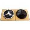 CRM1 1pcs Car Grill Emblem Star Badge Front Grill Logo For Mercedes Benz W204 W205 W213 X253 A B C E S CLA GLB GLC GLE GLS