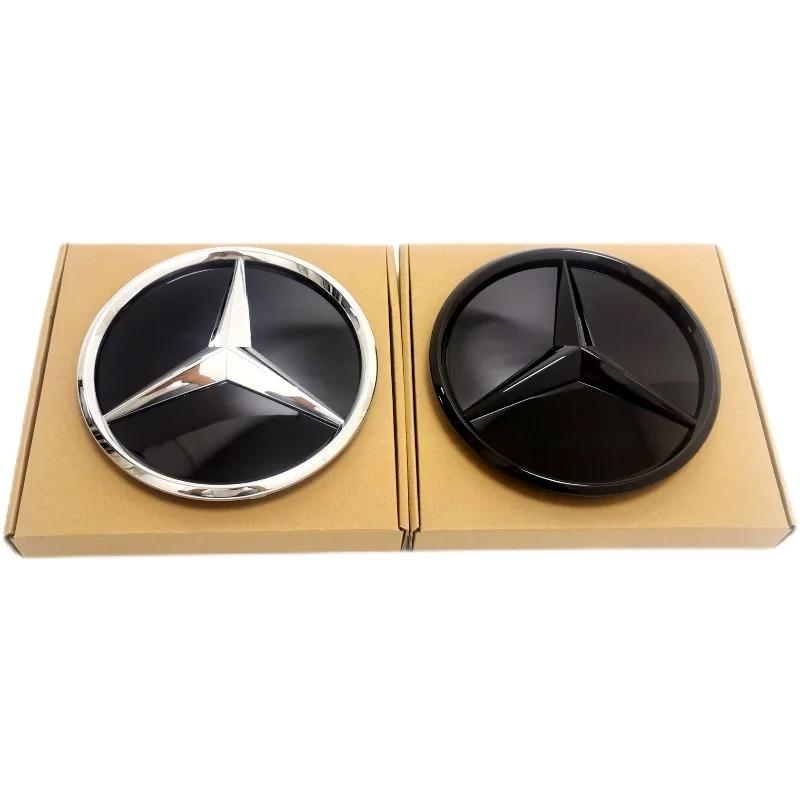 CRM1 1pcs Car Grill Emblem Star Badge Front Grill Logo For Mercedes Benz W204 W205 W213 X253 A B C E S CLA GLB GLC GLE GLS